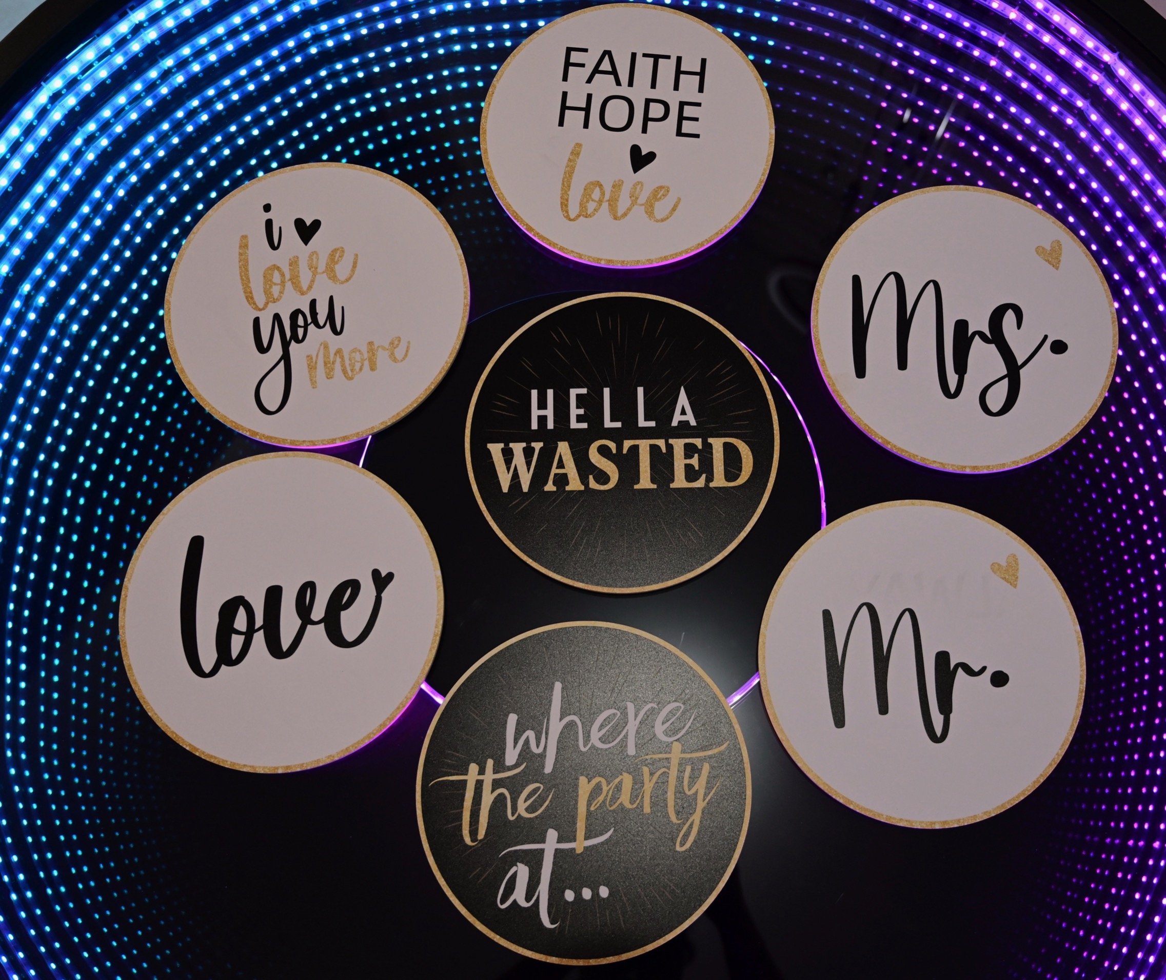 Photo booth hire Melbourne props