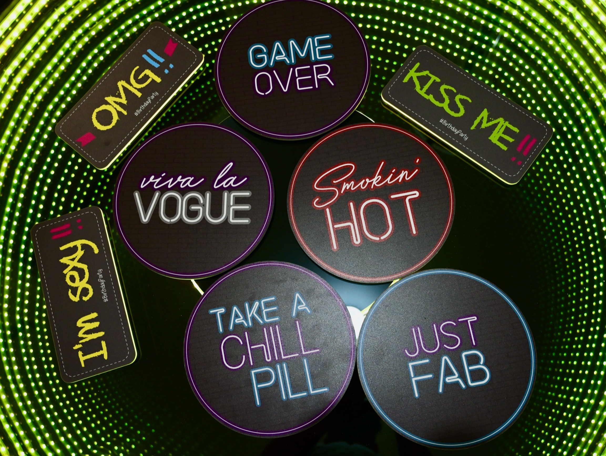 Photo booth hire Melbourne props