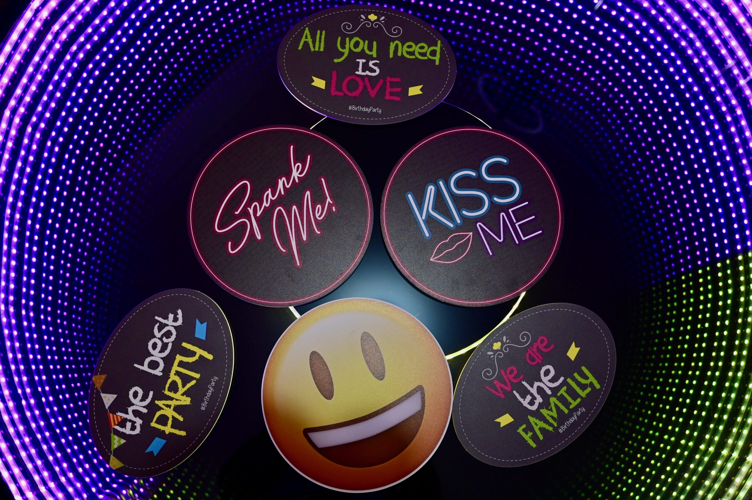 Photo booth hire Melbourne props
