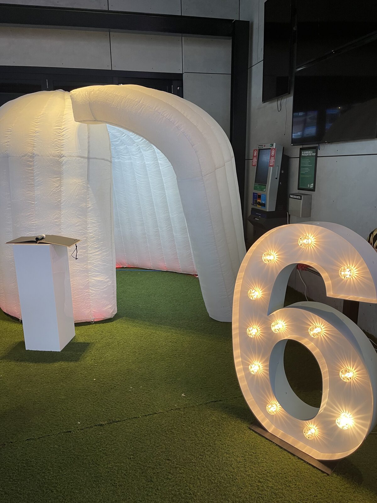 Dreamy photo booth hire inflatable small