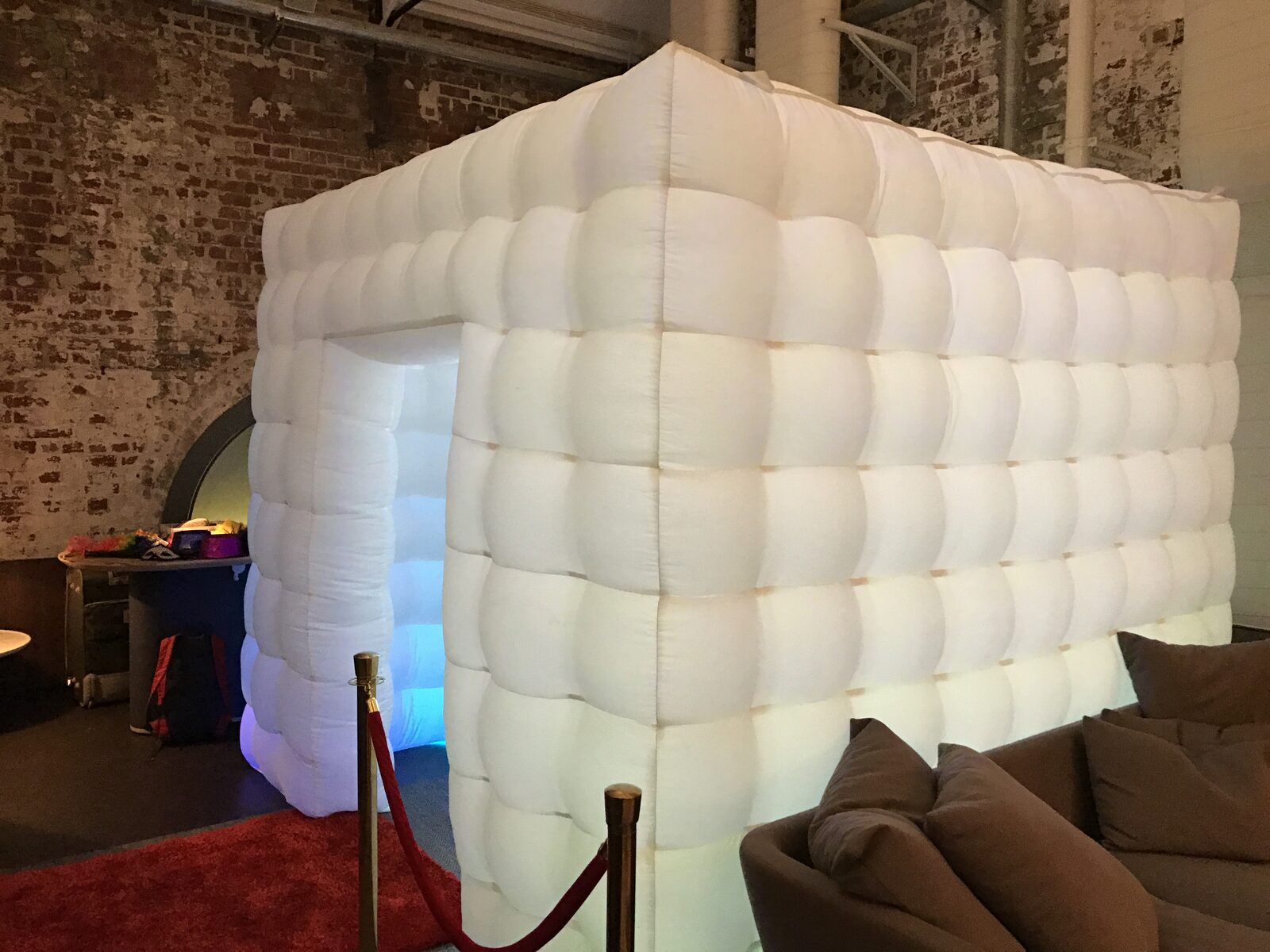 Dreamy photo booth hire inflatable large