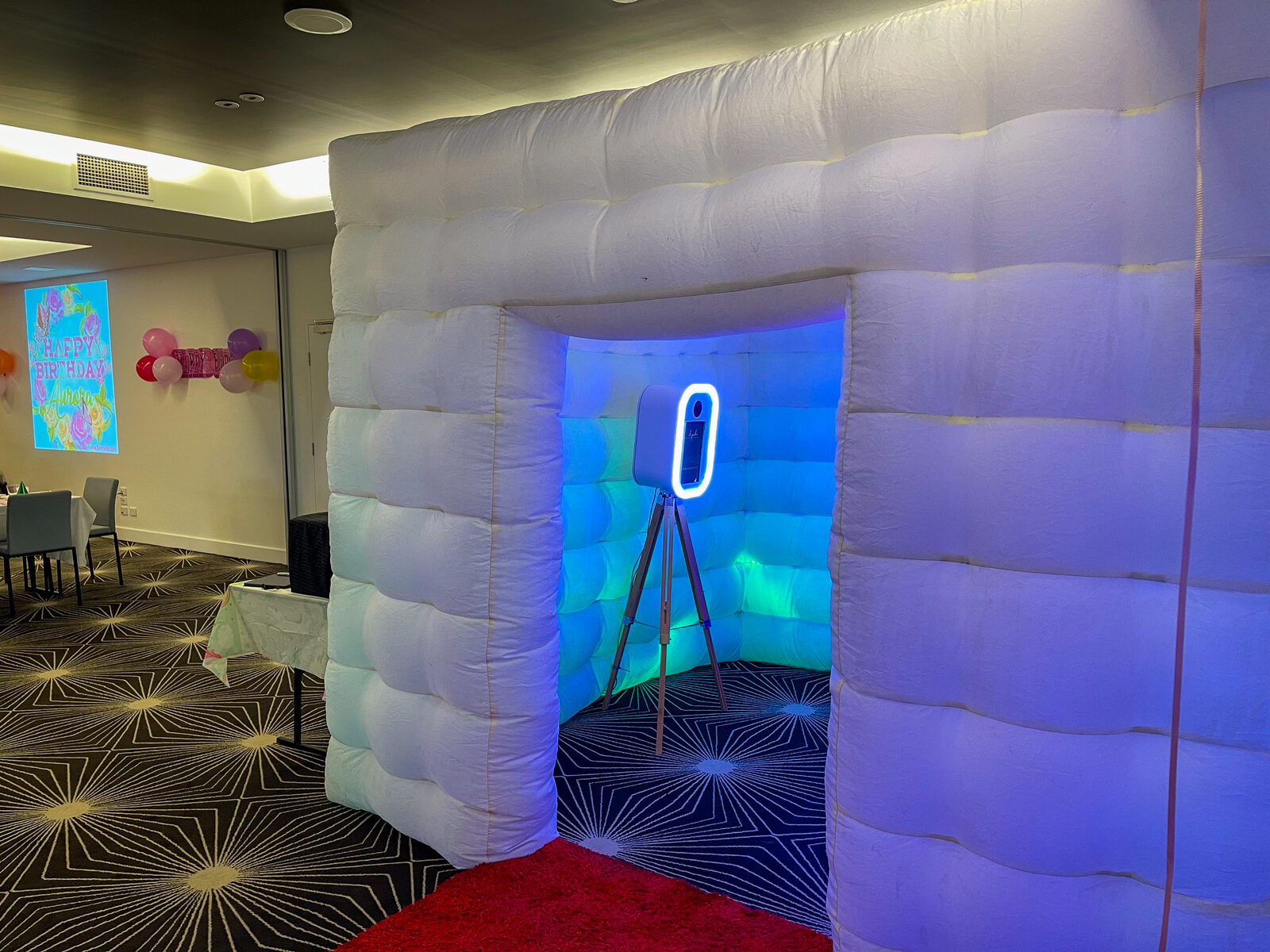 Dreamy photo booth hire inflatable small