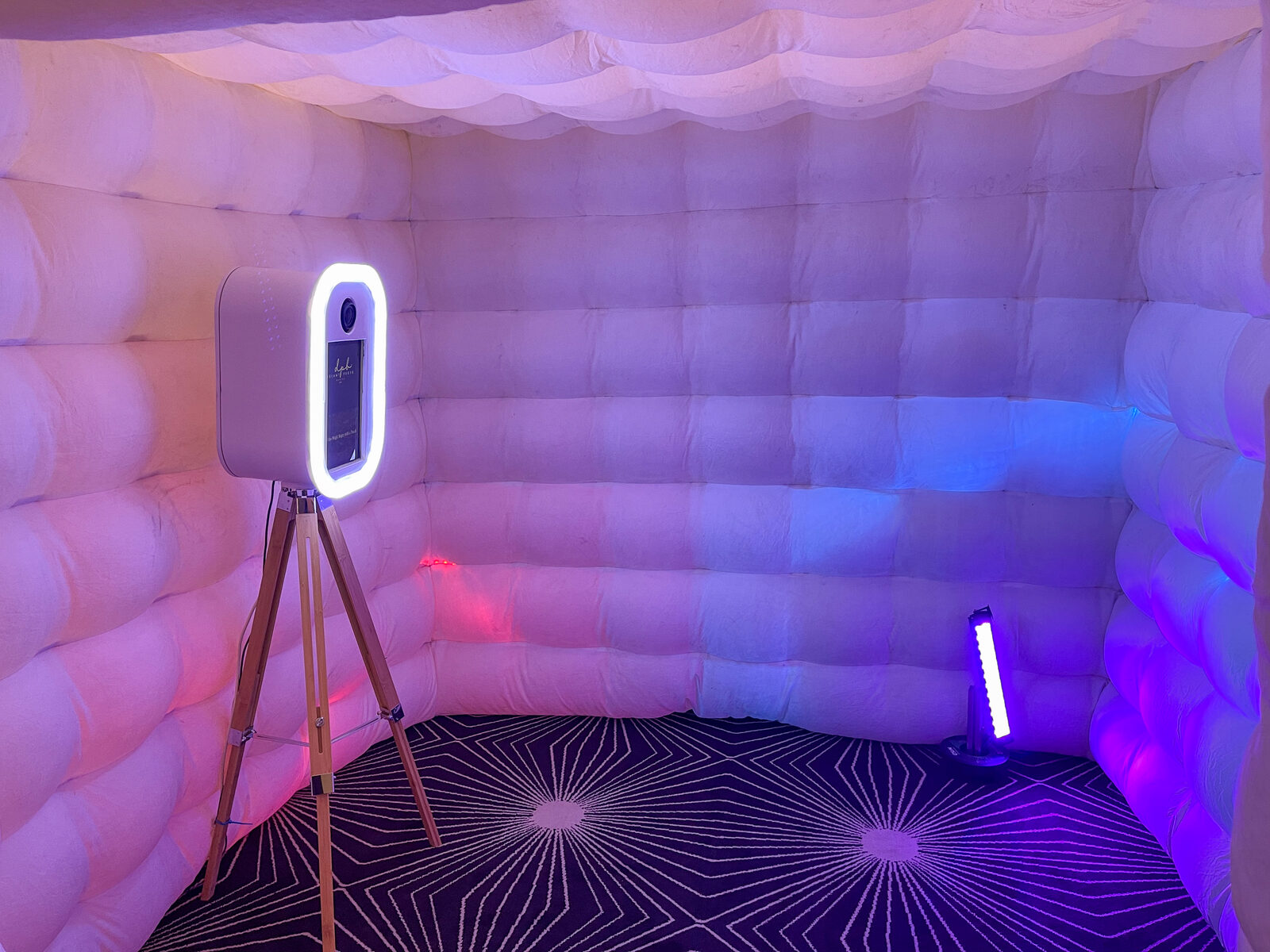 Dreamy photo booth hire inflatable